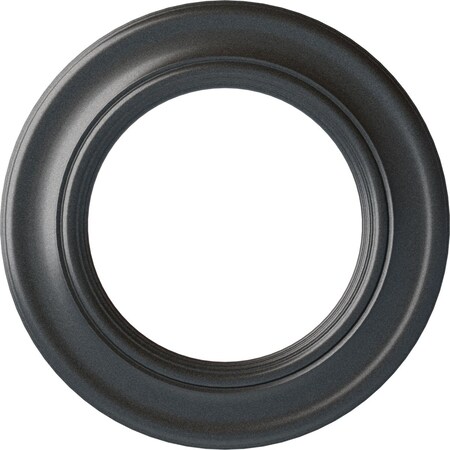 Ekena Millwork Holmdel Ceiling Medallion (Fits Canopies up to 12 7/8"), 20 7/8"OD x 12 7/8"ID x 1"P, Pewter CM20HOPES